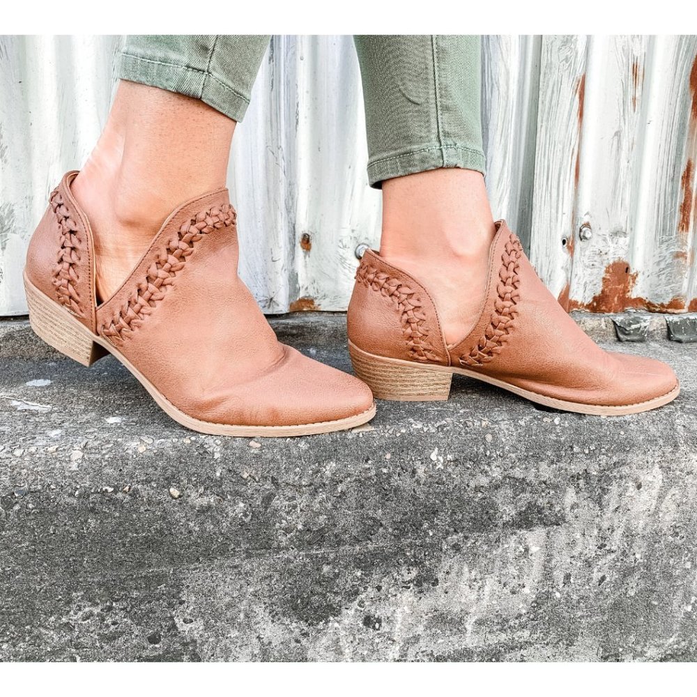 Textured Weave Booties